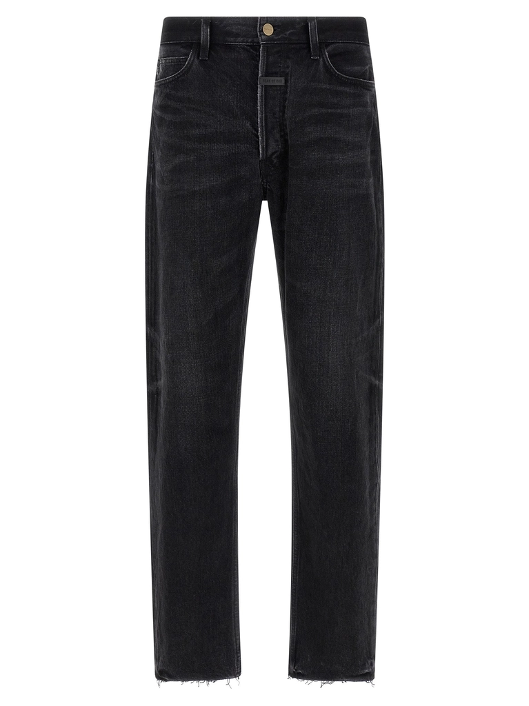 Fear of God Classic 5 Pocket Jeans Nero-Uomo